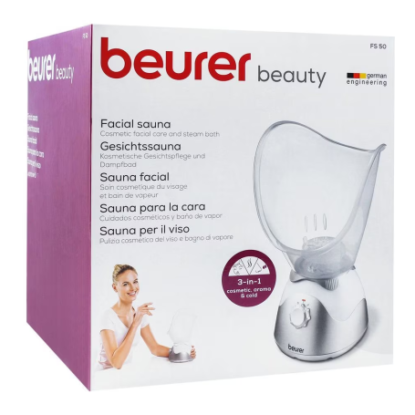 Sauna per viso 1200W 2livelli potenza FS50 BEURER Sauna per viso 1200W 2livelli potenza FS50 BEURER
