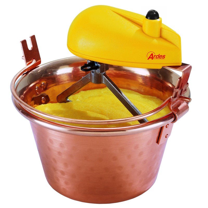 Paiolo in rame per polenta 2/4 persone, motore estraibile ARDES AR2440