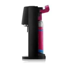 Gasatore TERRA SODASTREAM NERO bombola rosa, 2 bottiglie in dotazione  2