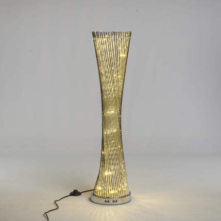 Colonna vaso sfiancata piatta H100cm 60LED bianco caldo  3D ATS CLT100 S60-F (WW) Lotti (LOLLI 20023) Colonna vaso sfiancata piatta H100cm 60LED bianco caldo  3D ATS CLT100 S60-F (WW) Lotti (LOLLI 20023)