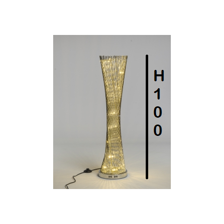 Colonna vaso sfiancata piatta H100cm 60LED bianco caldo  3D ATS CLT100 S60-F (WW) Lotti (LOLLI 20023) Colonna vaso sfiancata piatta H100cm 60LED bianco caldo  3D ATS CLT100 S60-F (WW) Lotti (LOLLI 20023)