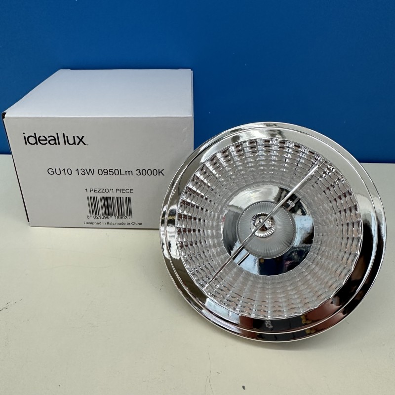 Lampadina a faretto GU10 13W 950lumen 3000K GU10 13W Ideal Lux