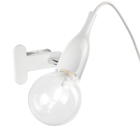 Lampada a pinza in metallo col.bianco PICCHIO AP1 2