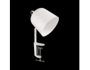 Lampada da tavolo con supporto a morsetto diffusore metallo opaco bianco LIMBO AP1 IDEAL LUX