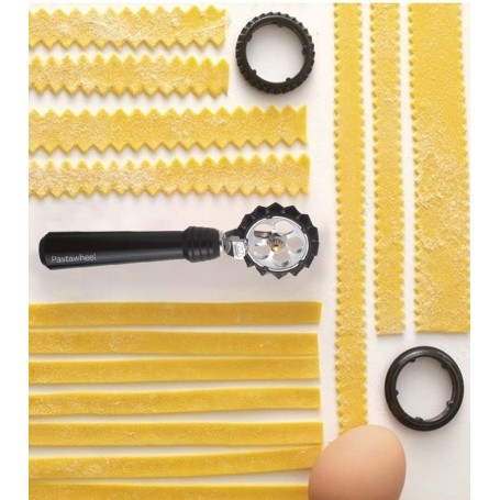 Rotellina tagliapasta con 3 accessori da taglio MARCATO NERO PW-NER Rotellina tagliapasta con 3 accessori da taglio MARCATO NERO PW-NER