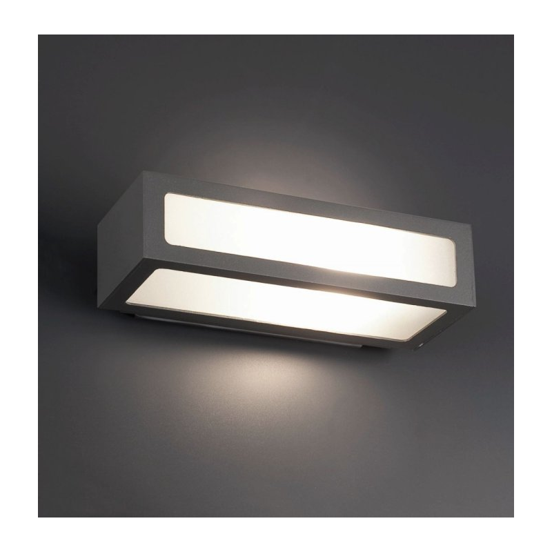 lampada parete da esterno NATRON grigio scuro Faro 70887