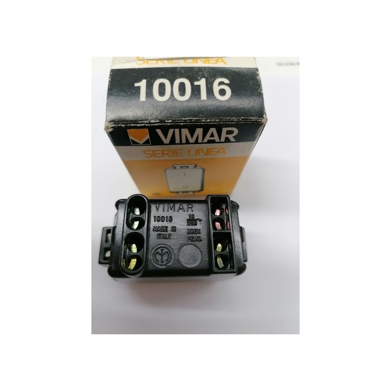 10016 VIMAR SERIE LINEA INTERRUTTORE BIPOLARE 0/1