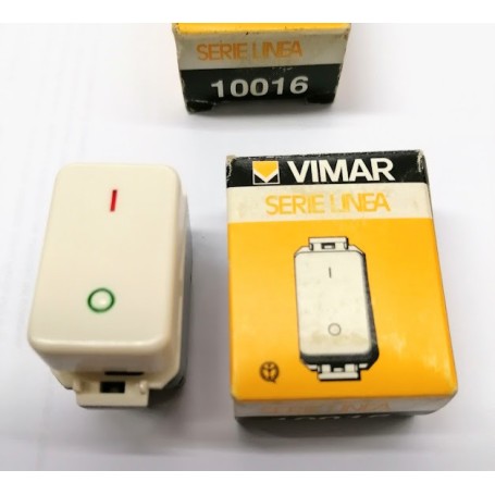 10016 VIMAR SERIE LINEA INTERRUTTORE BIPOLARE 0/1