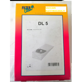 FILTER CLEAN DL5 SACCHETTI PER COLOMBINA XL 500 Delonghi