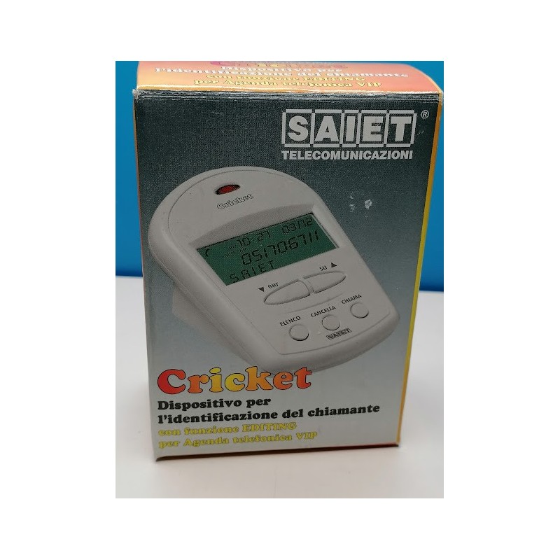 SAIET CRICKET INDENTIFICATIVO DEL CHIAMANTE