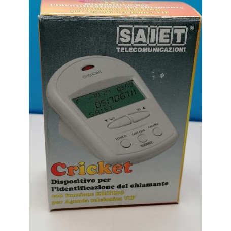 SAIET CRICKET INDENTIFICATIVO DEL CHIAMANTE