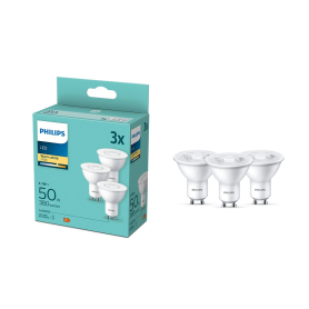 Confezione 3 lampadine GU10 4,7W (50W) 2700K warm white classe F 9290030386 PHILIPS 2
