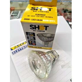 Lampadina GU10 4W 3000K luce calda 345lumen SLD620532 SHOT