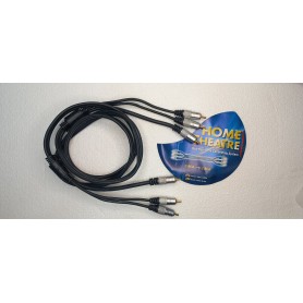 cavo rca audio-video professionale m 1,5 EDC 2-6710