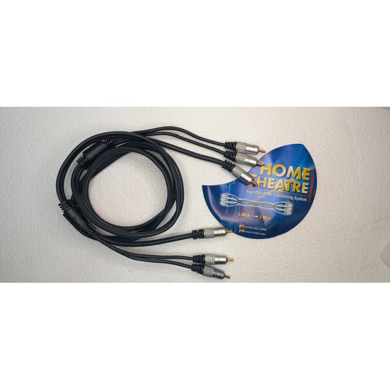 cavo rca audio-video professionale m 1,5 EDC 2-6710
