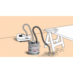 Kit aspiracenere CENERELLO VORTICE da applicare all'aspirapolvere 22994 2