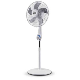 Ventilatore piantana bianco cm 40 silenziosissimo, con telecomando QUIET CFG