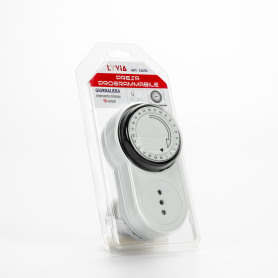 TIMER GIORNALIERO MECCANICO  SPINA/PRESA 10A 10A 52650 Lyvia 2