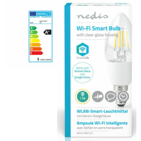 LAMPADINA INTELLIGENTE OLIVA E14 chiara Nedis SMART controllo vocale o da smartphone 2