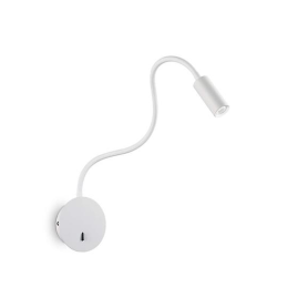 Lampada da parete con braccio snodabile, bianca FOCUS-2 AP Ideal Lux 2