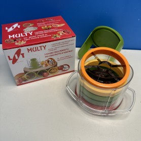 Taglia frutta e verdure manuale multilame MULTY LITGAS 2