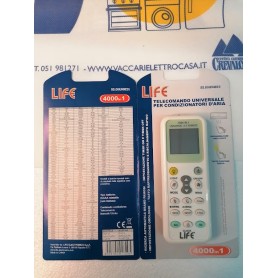 Telecomando universale condizionatori LIFE 4000 codici di condizionatori
