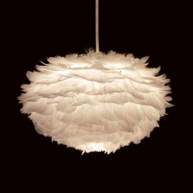 Lampadario a sospensione in PIUME D'OCA