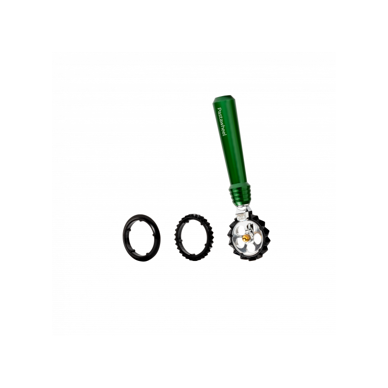 Rotellina tagliapasta con 3 accessori da taglio MARCATO VERDE PW-VER