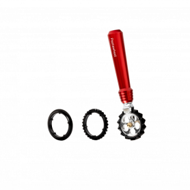 Rotellina tagliapasta con 3 accessori da taglio MARCATO ROSSO PW-RSO