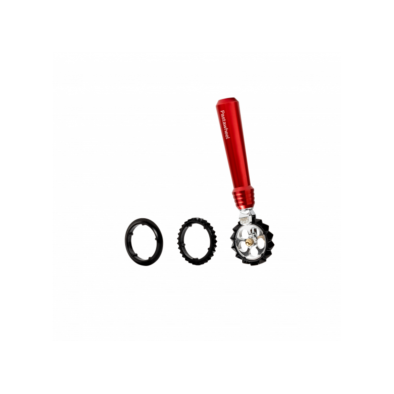 Rotellina tagliapasta con 3 accessori da taglio MARCATO ROSSO PW-RSO