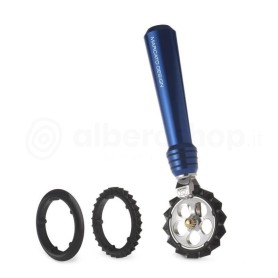 Rotellina tagliapasta con 3 accessori da taglio MARCATO BLU PW-BLU