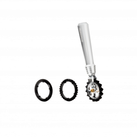 Rotellina tagliapasta con 3 accessori da taglio MARCATO ARGENTO PW-ARG