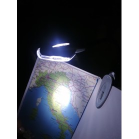 TORCIA DA APPENDERLA AL LIBRO LEGGILIBRO LEGGERO LED led batteria Lyvia DX400