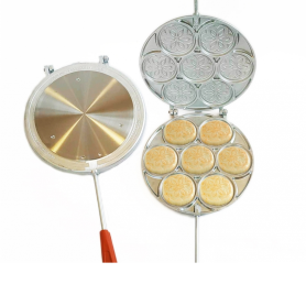 piastra per tigelle 7 posti per piano induzione