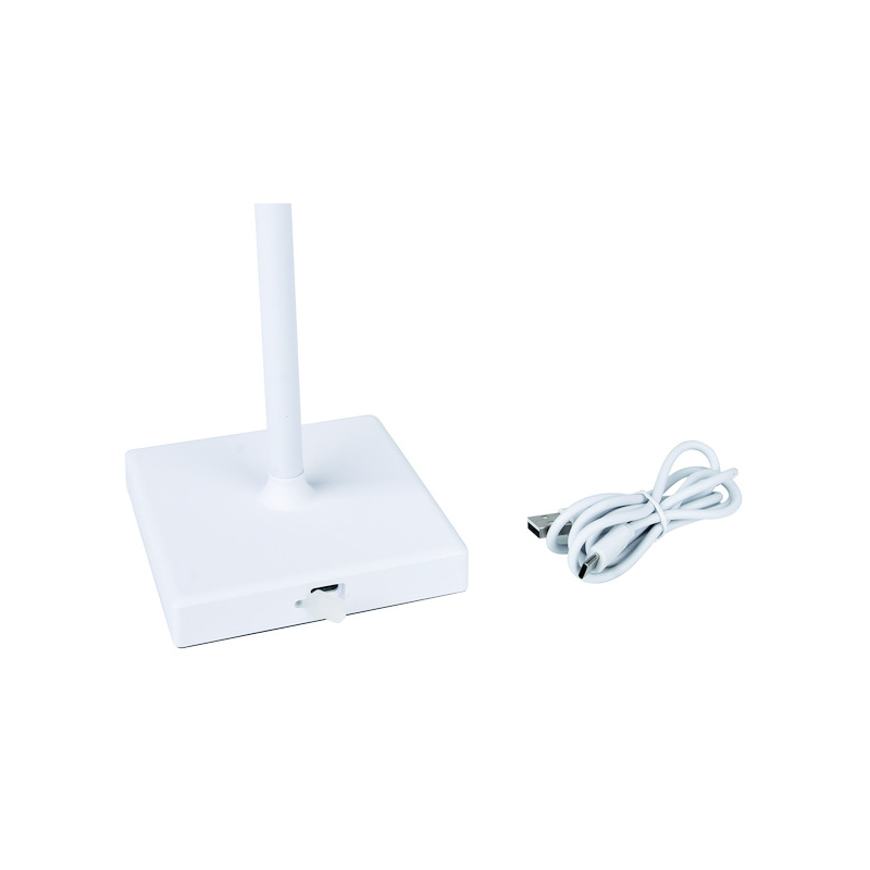 LAMPADA SENZA FILO PORTATILE BIANCA CON PARALUME EFFETTO PLISSETTATO LED 4w LIFE 39.LED5272W