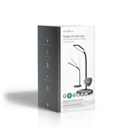 lampada led ricaricabile da tavolo Nedis LTLGQ3M2BK lampada led ricaricabile da tavolo Nedis LTLGQ3M2BK