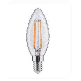 LAMPADINA TORTIGLIONE CHIARA LED E14 2700k SHOT
