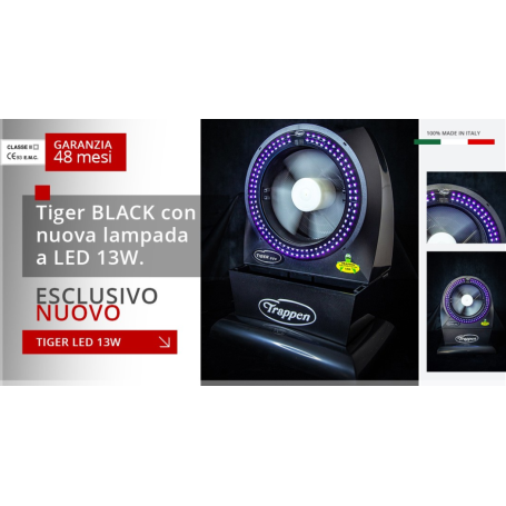 Cattura insetti TIGER LED 13W Trappen professionale silenzioso