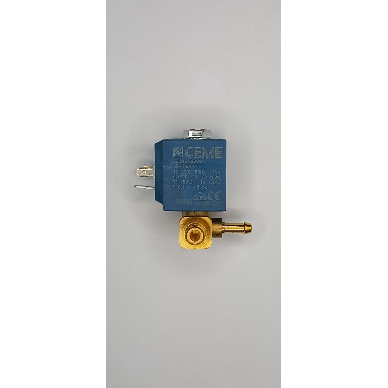 Elettrovalvola per ferro caldaia MB con rubinetto ottone  230V 17VA TF 150°/ TA 120° CEME