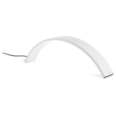 Lampada da tavolo in metallo ad arco bianca AIR TL24 IDEAL LUX