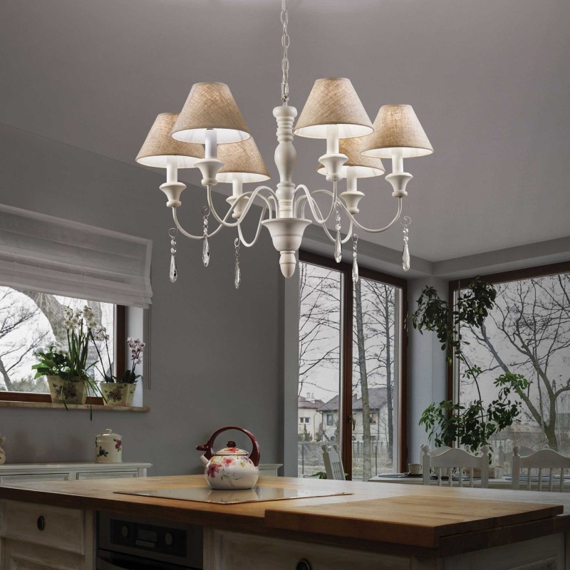 Provence sp6 Lampadario in stile provenzale 6...