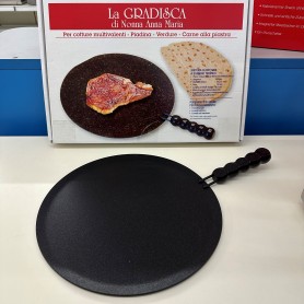 Teglia in vetroceramica antiaderente per cottura piadina,... 2