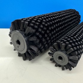 Coppia spazzole nere ricambio per lavapavimenti rotante...