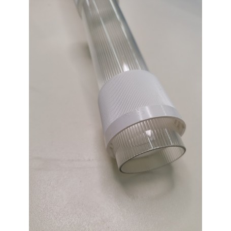 tubo di protezione neon plexiglass con cappe terminali cm 120 GE codice prodotto 32093