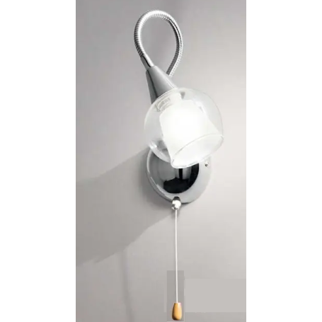 Applique con cordella cromata TENDER MAP1 IDEAL LUX