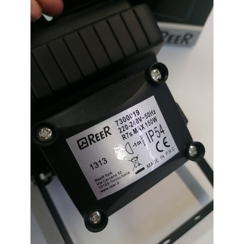 Faro Halogeno REER BABY SUNRISE 7300019 nero ip54