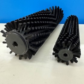 Coppia spazzole nere ricambio per lavapavimenti F35... 2