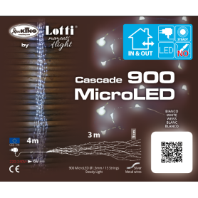 Cascata 900 microLED bianco freddo 3M15X60 S 900-F (W) Lotti 2