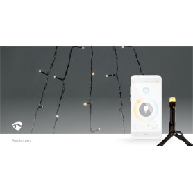 Tenda per albero illuminazione smart wifi 200led m5x4...