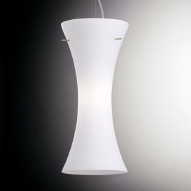 Lampadario Elica SP1 Ideallux forma cilindro clessidra